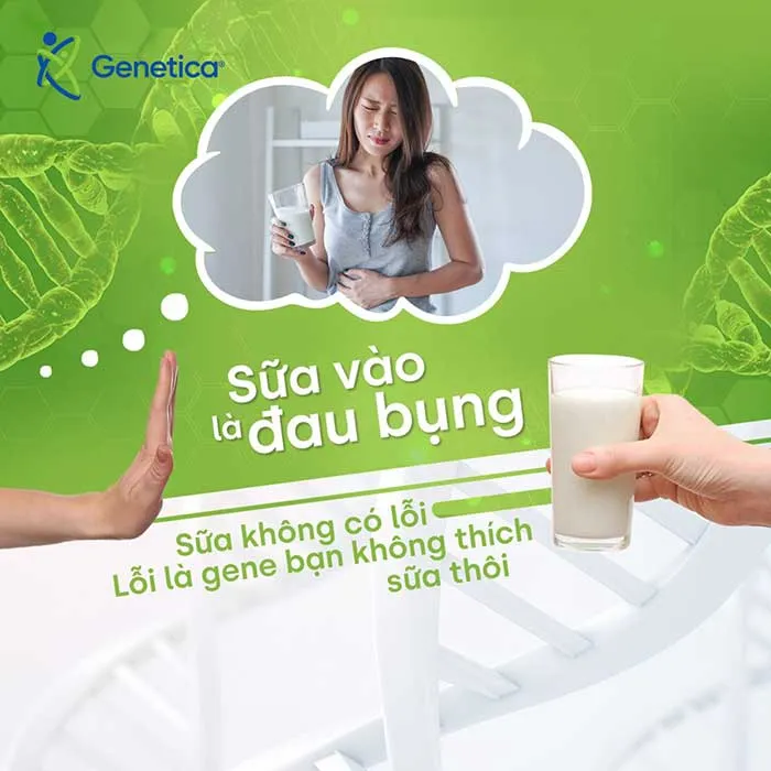 Xét nghiệm gen tìm nguyên nhân không thể dung nạp sữa